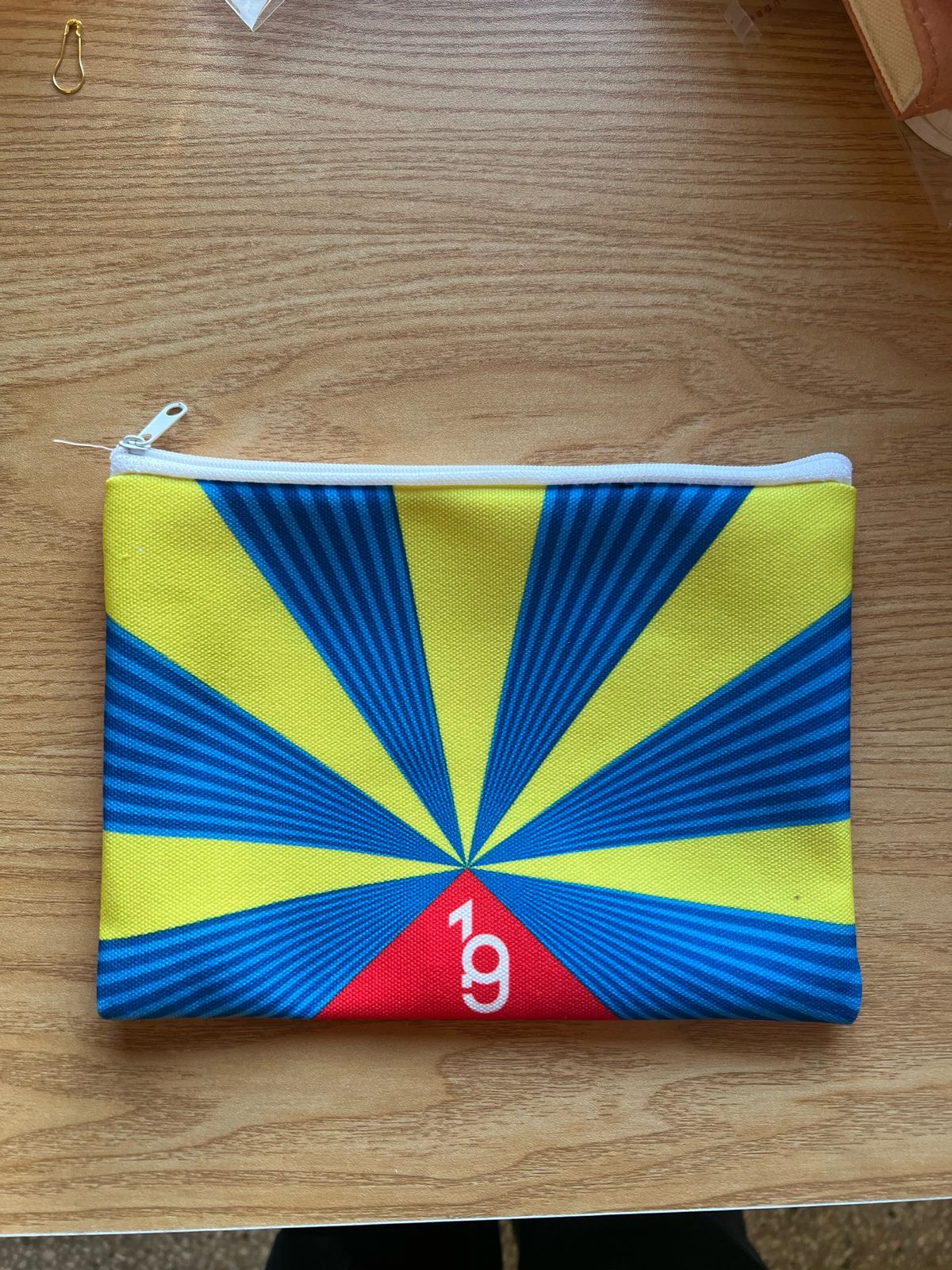 🌺 Pochette Hibiscus Rosé et Rayon Péi 19 ( recto-verso )