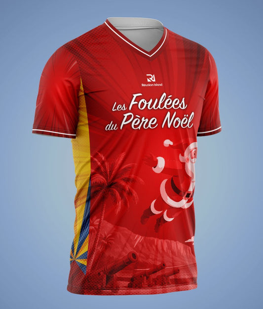 T-shirt officiel Les Foulées du Père Noël
